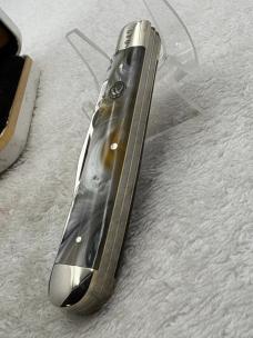 Hen & Rooster 2 Blade Trapper Ltd Ed #044 on Bolster 165th Anniversary Commemorative