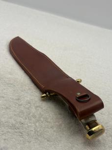 Muela Alamo Bowie With Sheath Made In Spain Stag Handles