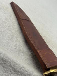 Muela Alamo Bowie With Sheath Made In Spain Stag Handles
