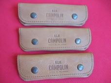 Italian Stiletto Knife Handmade Leather Sheath - A.G.A. CAMPOLIN Italy