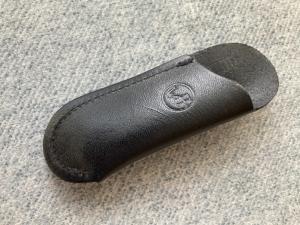 Vintage WILLIAM HENRY, T10-P Lancet, Leather Pocket Sheath with Clip - MINT