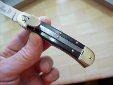 Hubertus Knife Solingen, Germany Size 10 Medium Exotic Black Ebonywood NIB