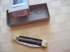 Hubertus Knife Solingen, Germany Size 10 Medium Exotic Black Ebonywood NIB