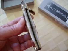 Hubertus Knife Solingen, Germany Size 10 Medium Clip-Point Genuine Stag/Antler NIB
