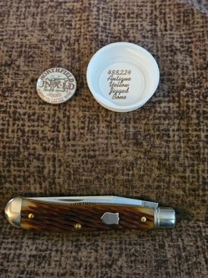 Gec 48 Antique Yellow Jigged Bone 
