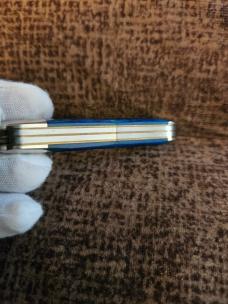 Gec 06 Dark Blue Jigged Bone 