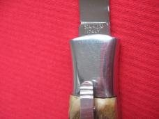Vintage Custom Italian Front Opener Double Action STAG OTF Switchblade Knife