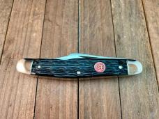 Henckels by Boker 4 Blade Stockman Black Jigged Bone Carbon Steel Blades 
