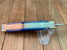 Henckels by Boker 4 Blade Stockman Blue Pin Feather Jigged Stainless Steel 