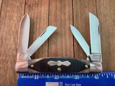 Queen City Cutlery Congress #32 Black Sawcut Bone