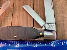 Queen City Cutlery Congress #32 Black Sawcut Bone