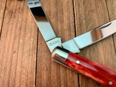 Kabar Mini Razor Trapper Smooth Red Bone 1989
