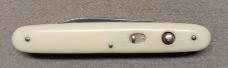 Nice 2 7/8" French Ivory Schrade Cut Co Double Blade