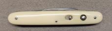 Nice 2 7/8" French Ivory Schrade Cut Co Double Blade