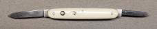 Nice 2 7/8" French Ivory Schrade Cut Co Double Blade