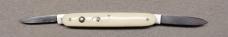 Nice 2 7/8" French Ivory Schrade Cut Co Double Blade