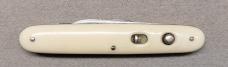Early Schrade Cut Co 3 3/8" French Ivory Double Blade
