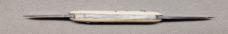 Early Schrade Cut Co 3 3/8" French Ivory Double Blade