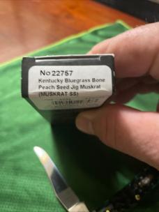 2025 CASE KENTUCKY BLUEGRASS BONE MUSKRAT 