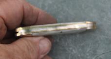 Star Japan 1977 Mint In Box 2 Blade Canoe Cracked Ice 3 3/4" Closed AFL-Cio Local 454 