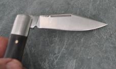 Kershaw KAI 4383 Black Micarta 4 1/8" Closed Factory Mint Long Pull On EitherSide