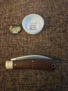 Gec 47 Brown Burlap Micarta 