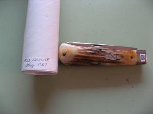 GREAT EASTERN NORTHFIELD 2007 23 JUMBO TRAPPER BURNT STAG #37 OF 118