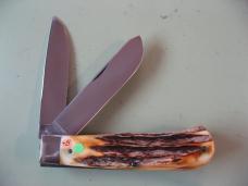 GREAT EASTERN NORTHFIELD 2007 23 JUMBO TRAPPER BURNT STAG #37 OF 118