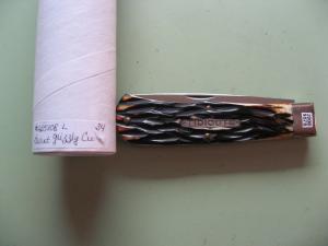 GREAT EASTERN TIDIOUTE 235108L JUMBO TRAPPER BURNT GRIZZLY CUT BONE #34 OF 50