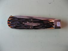 GREAT EASTERN TIDIOUTE 235108L JUMBO TRAPPER BURNT GRIZZLY CUT BONE #34 OF 50