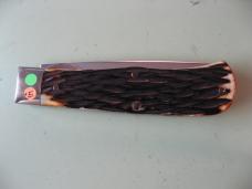 GREAT EASTERN TIDIOUTE 235108L JUMBO TRAPPER BURNT GRIZZLY CUT BONE #34 OF 50
