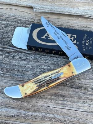 CASE XX ** 1989 CENTENNIAL STAG LARGE FOLDING HUNTER