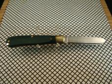 SCHRADE OLD TIMER 96OT BEARHEAD TRAPPER USA CARBON STEEL BLADES NIB RARE GREEN UNUSED POCKET KNIFE