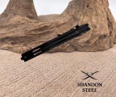Microtech 160A-1T SOCOM Elite S/E - Black Handle - Two-Tone Black Blade