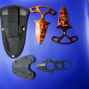 Lot of 3 Push Dagger Knives