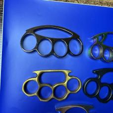 Lot of 5 "Brass" Knuckles / Paper Weights