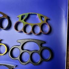 Lot of 5 "Brass" Knuckles / Paper Weights