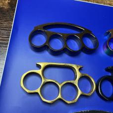 Lot of 5 "Brass" Knuckles / Paper Weights