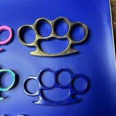 Lot of 5 "Brass" Knuckles / Paper Weights