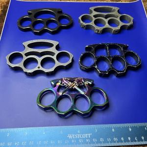 Lot of 5 "Brass" Knuckles / Paper Weights
