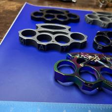 Lot of 5 "Brass" Knuckles / Paper Weights