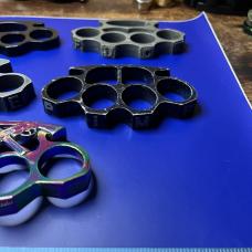 Lot of 5 "Brass" Knuckles / Paper Weights