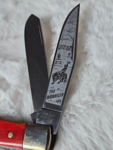 "The Wrangler" Trapper - Texas Cowboy Series - Lone Star Cutlery - Number 274/300 - Made by Boker