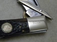 Case XX USA Bone 1 of 6,000 NKCA Coke Bottle Lockback Knife 1983