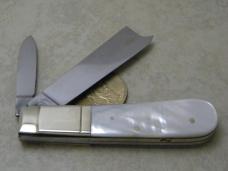Frank Buster Germany Kentucky Cut. Assn. Jim Bowie Pearl Barlow Knife 
