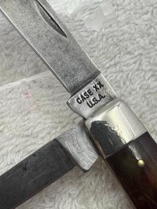 Case XX 1965-1969 2 Blade Pocket Knife Jigged Bone Handles