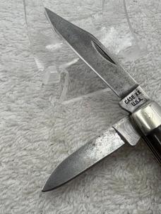 Case XX 1965-1969 2 Blade Pocket Knife Jigged Bone Handles