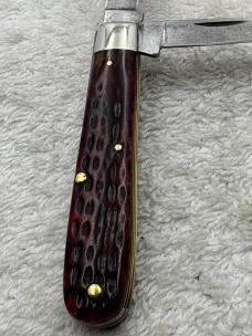 Case XX 1965-1969 2 Blade Pocket Knife Jigged Bone Handles