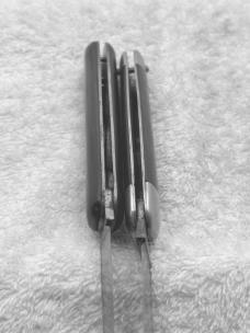 Vintage Multi Tool Folding Pocket Knife With Zip Up Leather Carry Pouch