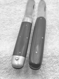 Vintage Multi Tool Folding Pocket Knife With Zip Up Leather Carry Pouch